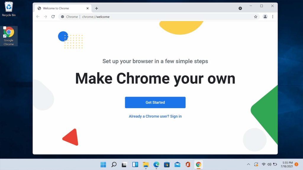 Pannello laterale di Google Chrome