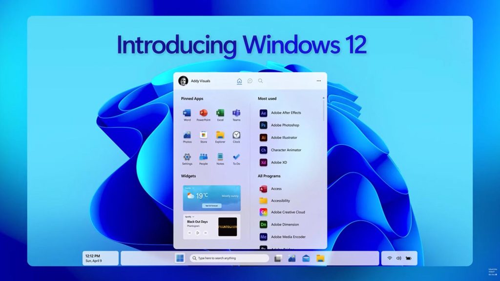Windows 12 novità